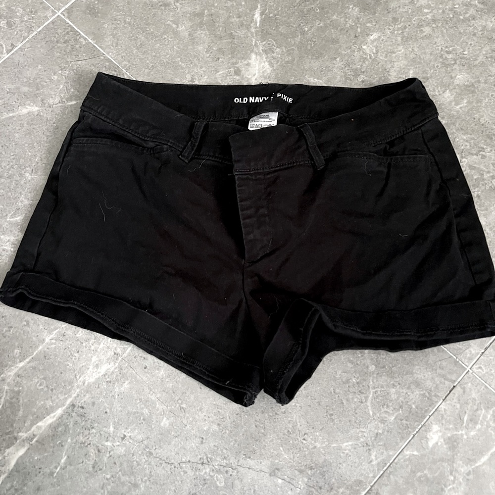 Old Navy Black Pixie Shorts